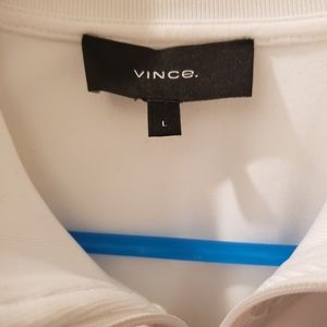 Vince Track Zip up Sweater